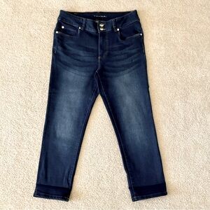 Tahari Stretch Denim Crop Jeans Size 8